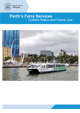Perth's Ferry Services Current Status and Future