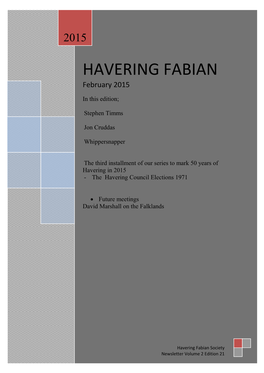 HAVERING FABIAN February 2015