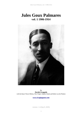 Jules Goux Palmares, Vol