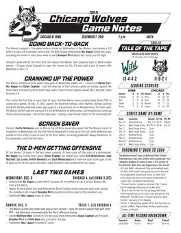 Chicago Wolves Game Notes CHICAGO at IOWA DECEMBER 7, 2018 7 P.M