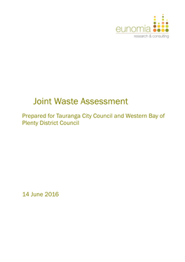 Joint Waste Assessment