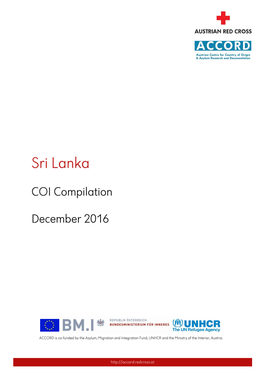 ACCORD COI Compilation Sri Lanka