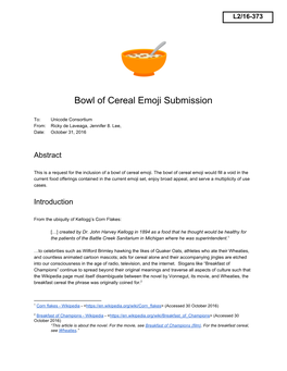 Bowl of Cereal Emoji Submission