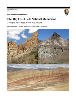 Geologic Resources Inventory Report, John Day Fossil Beds