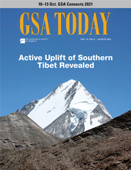 Active Uplift of Southern Tibet Revealed