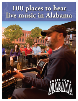 100 Places to Hear Live Music in Alabama 100 Places to Hear Live Music in Alabama