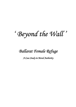 Ballarat Female Refuge