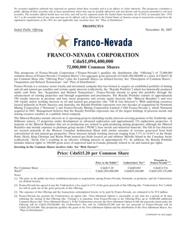 Franco-Nevada Corporation