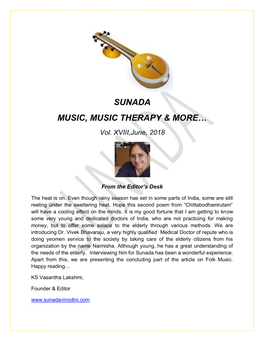 Sunada Music, Music Therapy & More…