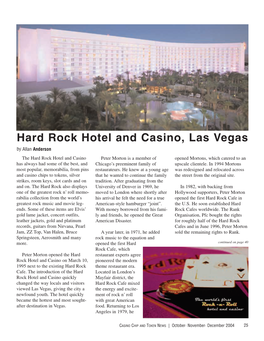 Hard Rock Hotel and Casino, Las Vegas