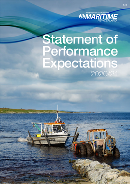 Statement of Performance Expectations for 2020/21 13