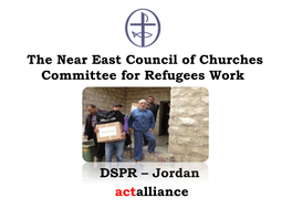 The Near East Council of Churches Committee for Refugees Work