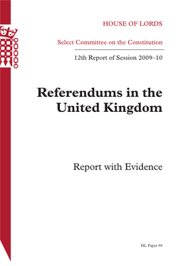 Referendums in the United Kingdom