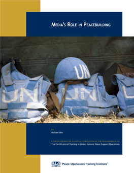 Media's Role in Peacebuilding