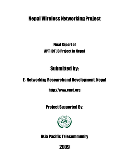 Nepal Wireless Networking Project