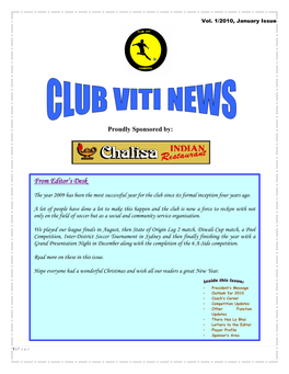 CVC Jan10 Newsletter