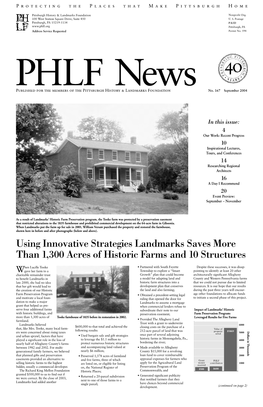 PHLF News Publication