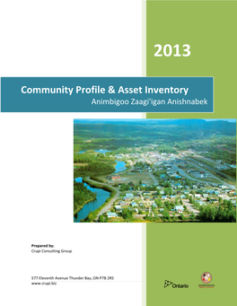 Community Profile & Asset Inventory