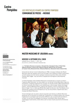 Master Musicians of Joujouka