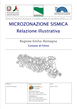 MICROZONAZIONE SISMICA Relazione Illustrativa