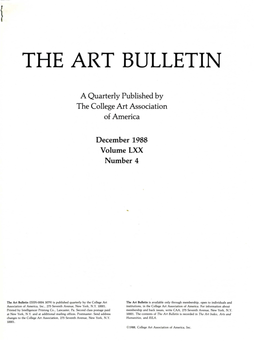 The Art Bulletin