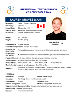 Lauren Groves Profile