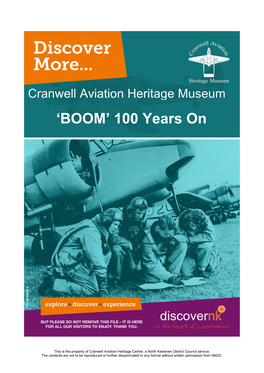 BOOM’ 100 Years On