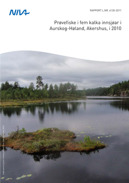 Prøvefiske I Fem Kalka Innsjøar I Aurskog-Høland, Akershus, I 2010 Utsikt Utover Lyseren I Aurskog-Høland