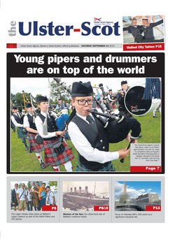 Young Pipers and Drummers Are on Top of the World
