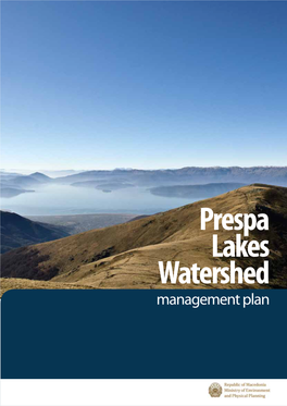 Prespa Watershed Management Plan.Pdf