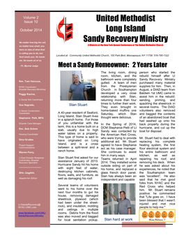 United Methodist Long Island Sandy Recovery Ministry