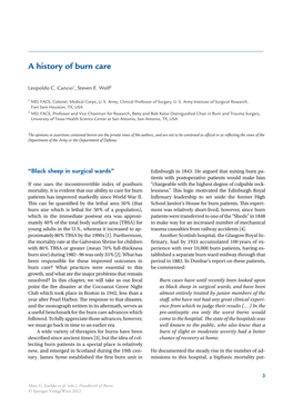 A History of Burn Care