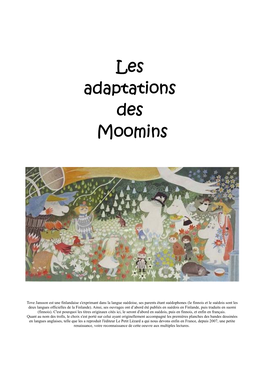 Les Adaptations Des Moomins