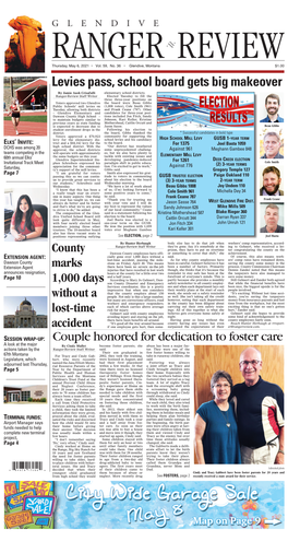 Glendive Ranger-Review Thursday, May 6, 2021฀•฀Page 2Glendive