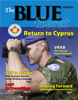 The Blue Beret, Newsletter of the Canadian Peacekeeping Veterans