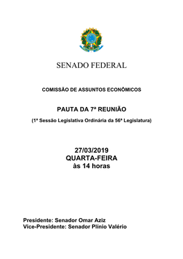 Pauta Cheia Da Reunião De Comissão