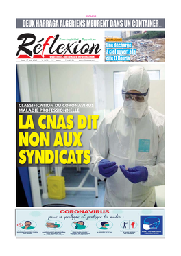 La Cnas Dit Non Aux Syndicats