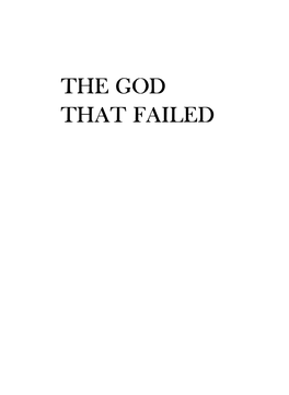 The-God-That-Failed.Pdf