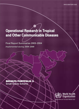 Final Report Summaries 2003–2004 Implementedimplemented Duringduring 2004–20062004–2006