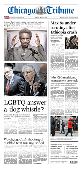 LGBTQ Answer a 'Dog Whistle'?