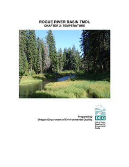 Rogue River Basin Tmdl Chapter 2: Temperature