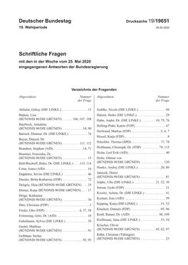 Drucksache 19/19651 19