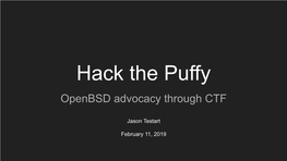 Hack the Puffy.Pdf