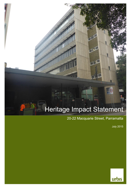 Heritage Impact Statement