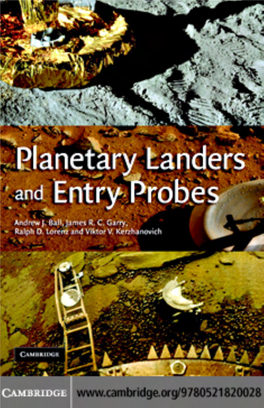 Planetary Landers and Entry Probes