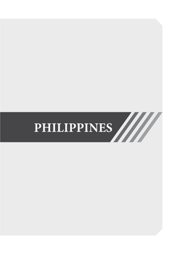 Country Report for Philippines