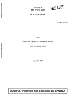 World Bank Document