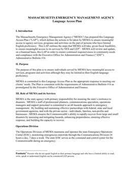 Language Access Plan Template