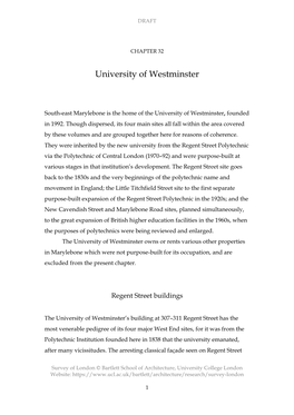 University of Westminster