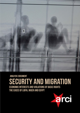 SECURITY and MIGRATION Economic Interests and Violations of Basic Rights the Cases of Libya, Niger and Egypt